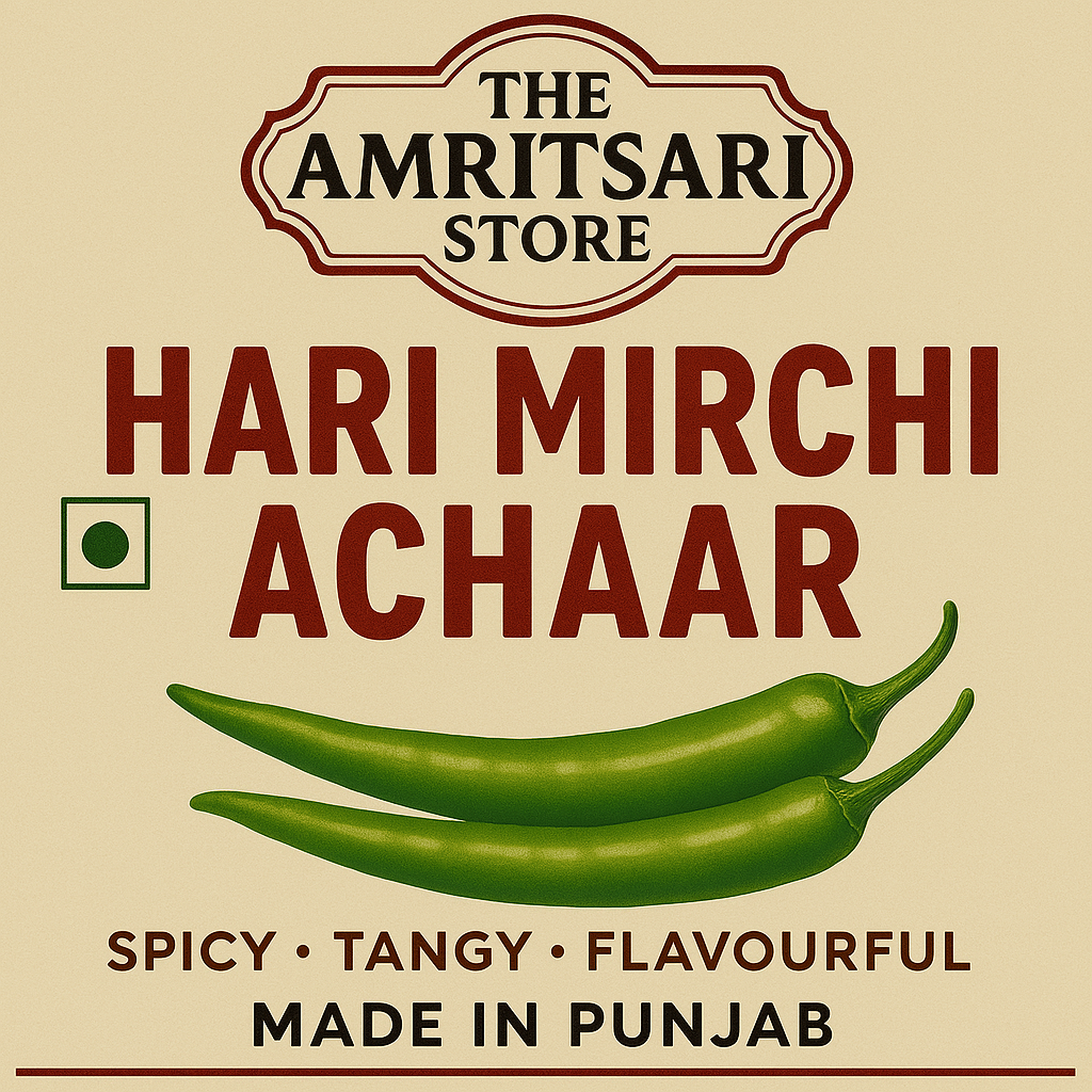 Green Chilli Pickle in Sarso Oil