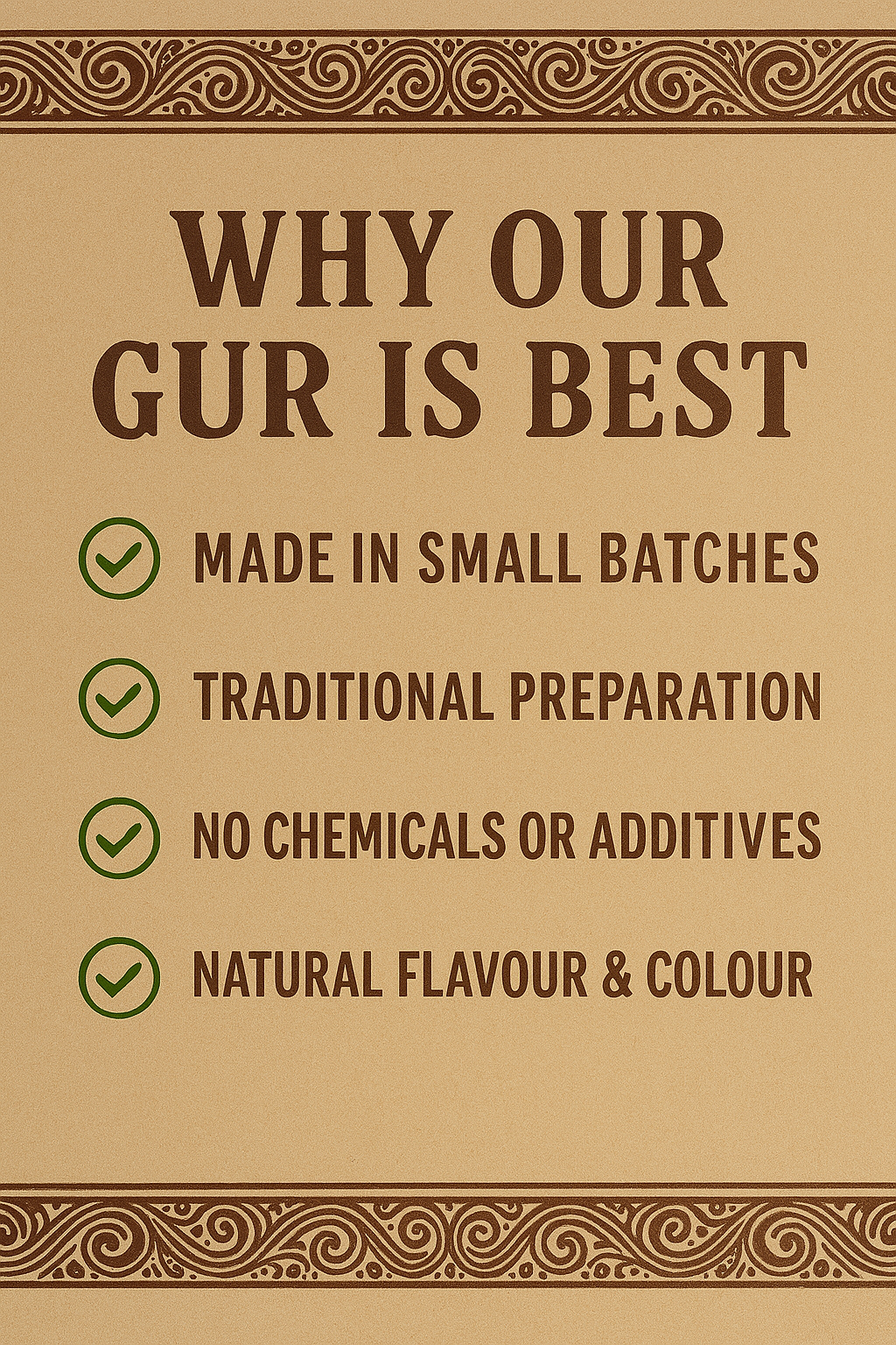 Pure Punjabi Gur | Natural Jaggery from the Heart of Punjab