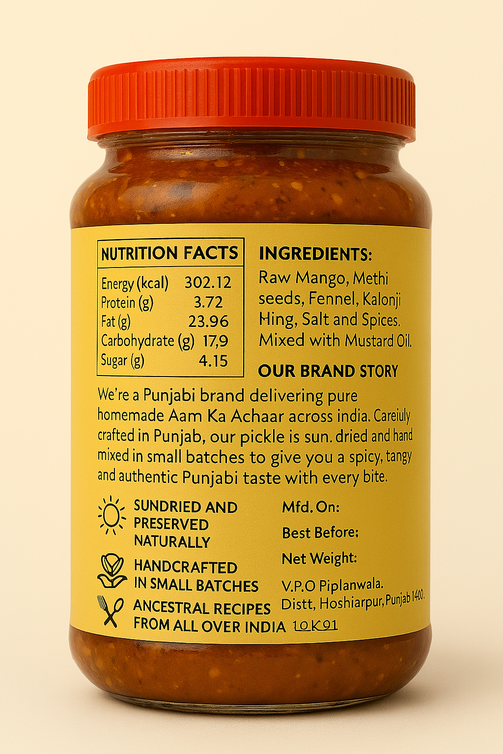 Mango Pickle | Fresh, Pure & Made in Punjab