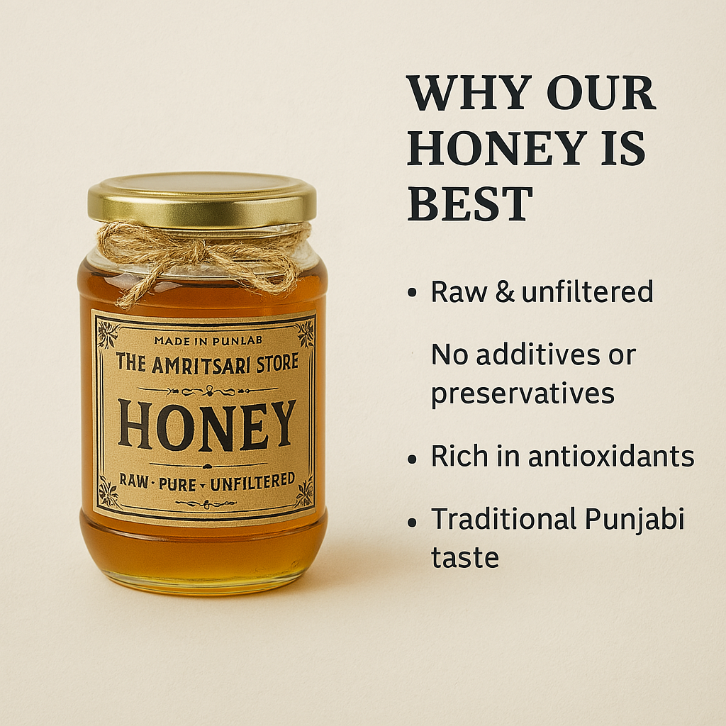 Pure Honey – 100% Pure, No Added Sugar or Adulteration
