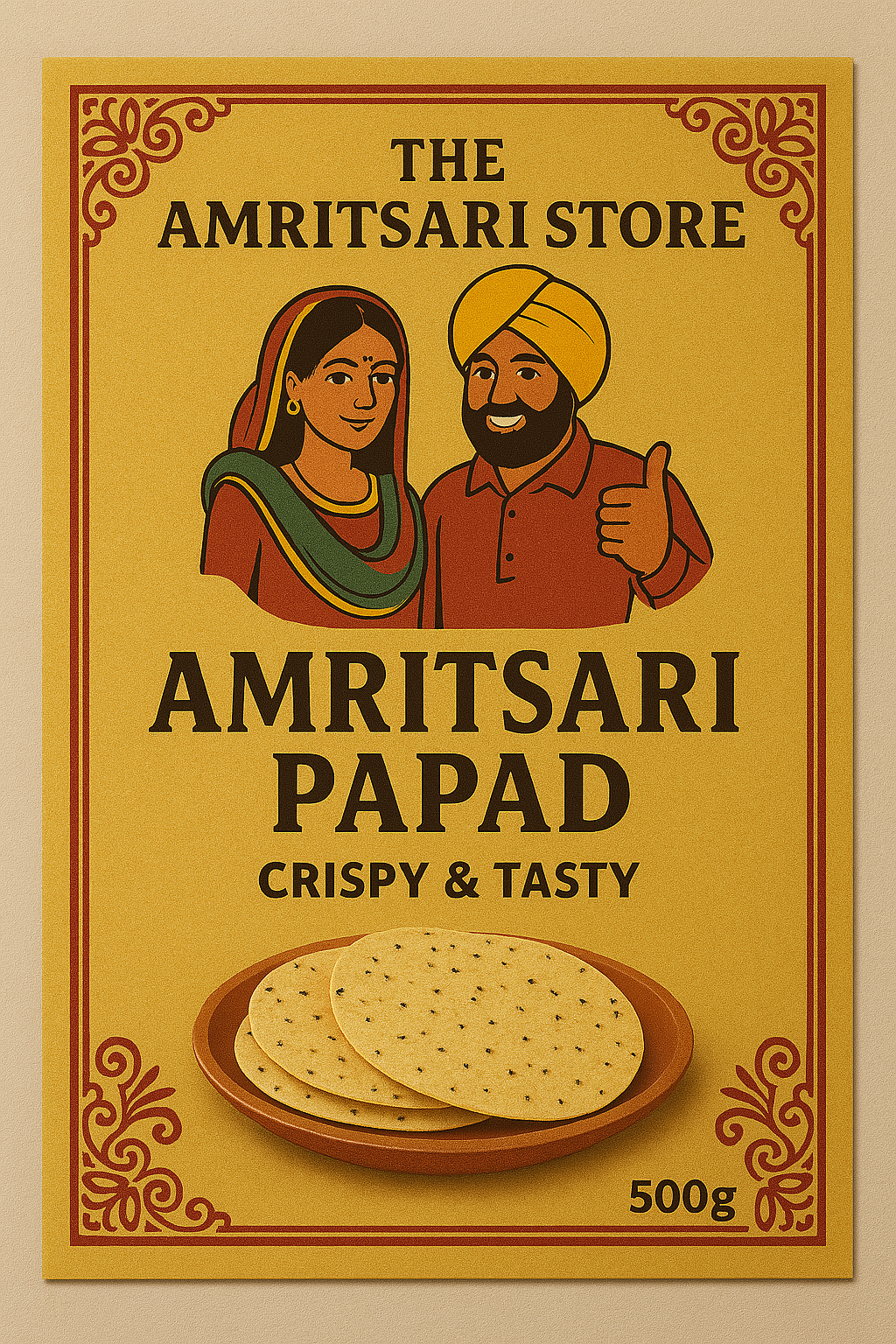 Amritsari Papad - A Crunchy Delight from the Heart of Punjab