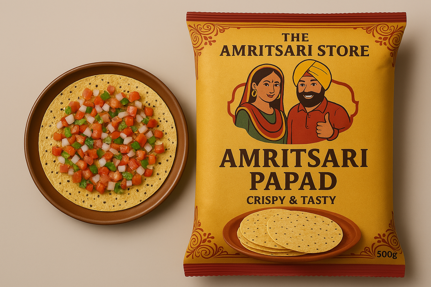 Amritsari Papad - A Crunchy Delight from the Heart of Punjab