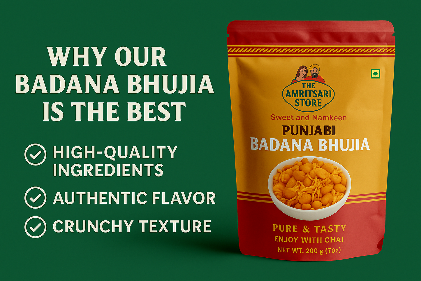 Amritsari Badana Bhujia – Spicy & Crispy Punjabi Snack