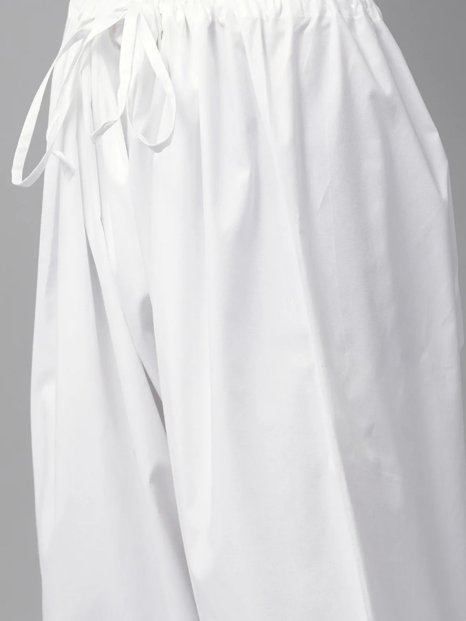 White Kurta with Pathani Salwar | Punjabi Style
