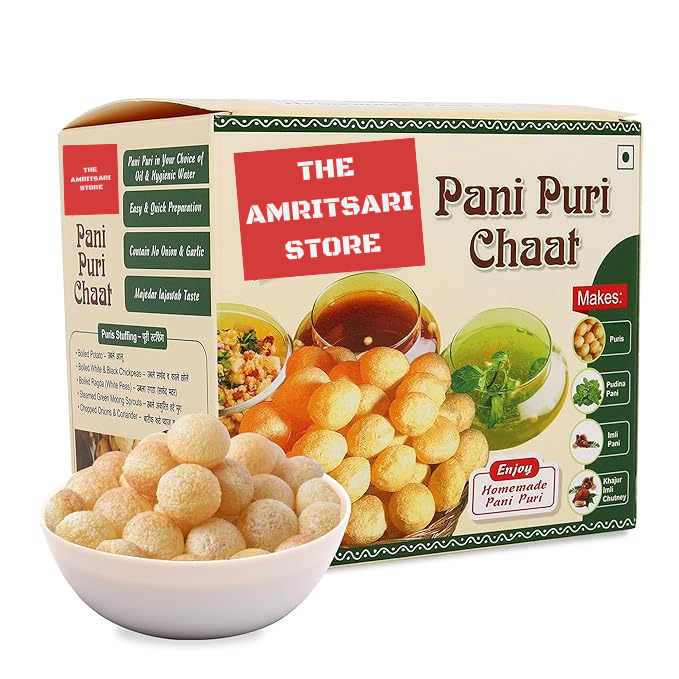 Punjabi Golgappe with 2 Flavors – Pudhina Pani & Khatha Meetha Imli Pani