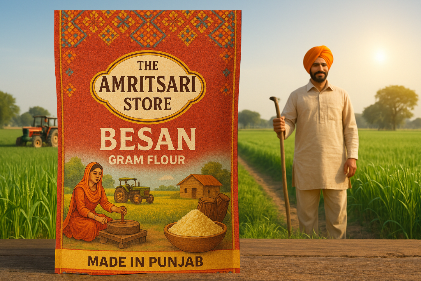 Amritsari Chana Dal Fine Besan (Gram Flour)