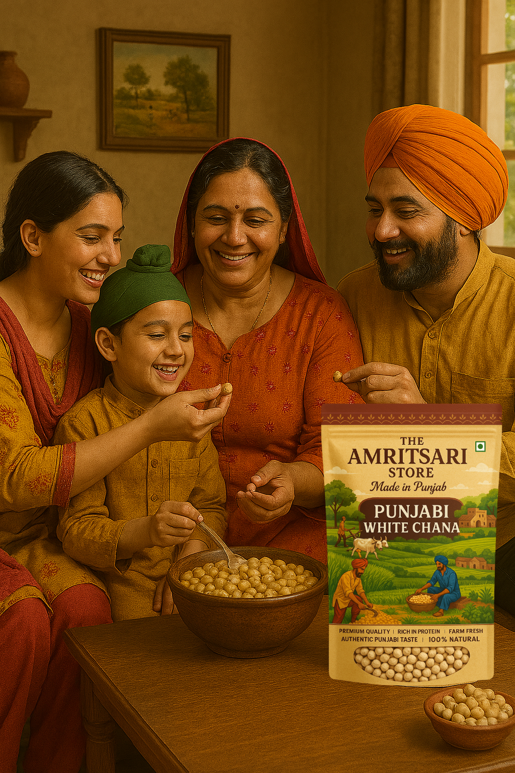 Punjabi Chhole | Naturally Rich in Protein & Cholesterol free
