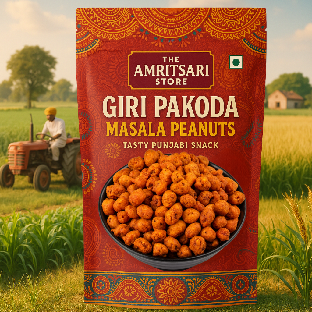 Giri Pakoda | Spicy Crunchy & Roasted Peanuts | Punjabi Snack