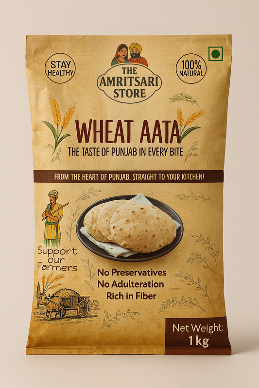 Punjabi Kanak Aata - 100% Pure Wheat Flour