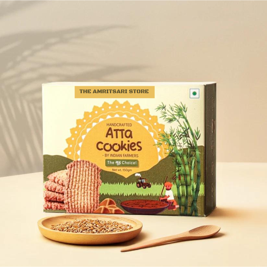 Punjabi Aata Cookies | Crunchy, Nutritious & Homemade