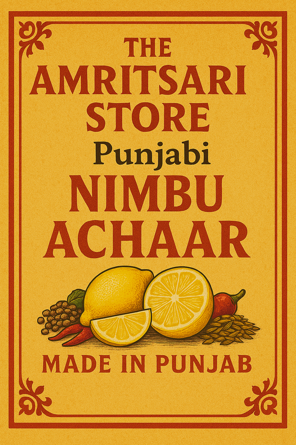 Punjabi Nimbu Achaar | Homemade Lemon Pickle | Traditional Taste of Punjab