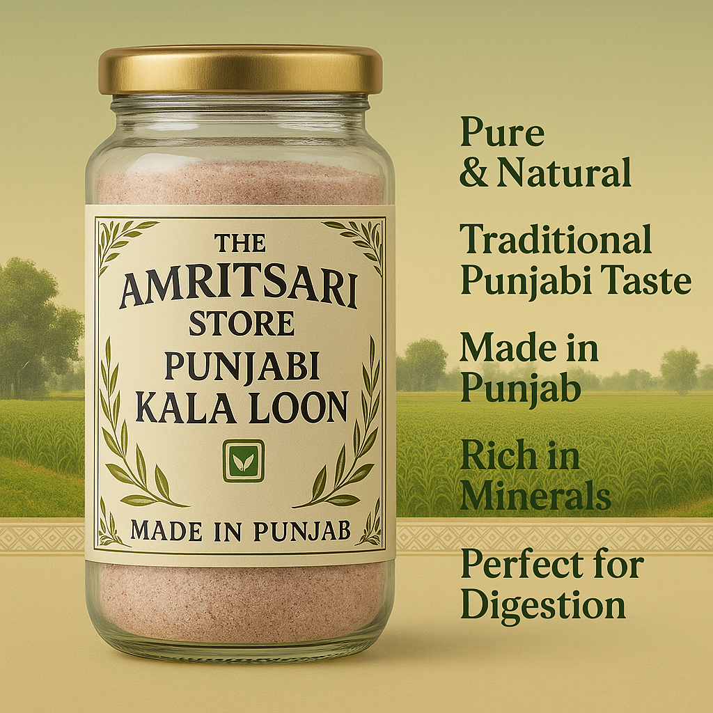 Punjabi Kala Loon – Natural Black Salt from Punjab