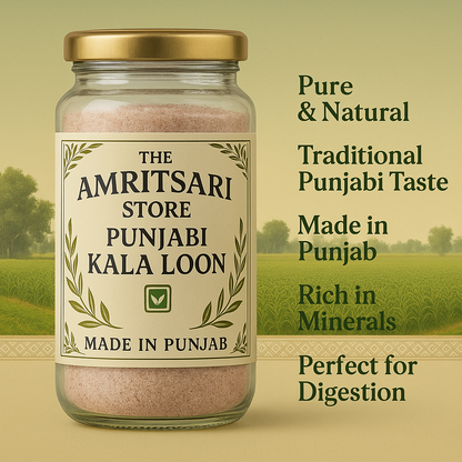 Punjabi Kala Loon – Natural Black Salt from Punjab