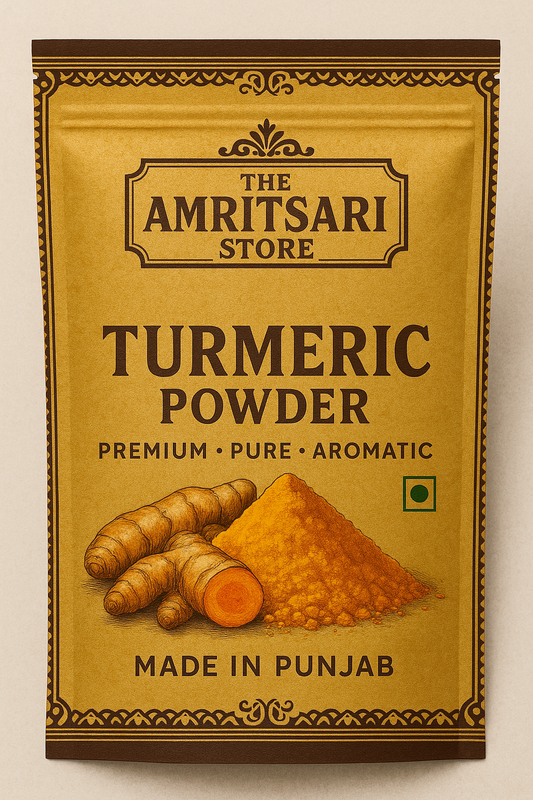 Turmeric Powder (Haldi) – Pure, Stone-Ground, Chemical-Free | Made in Punjab