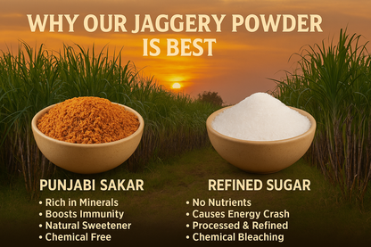 Jaggery Powder |  Fresh, Pure & Made in Punjab