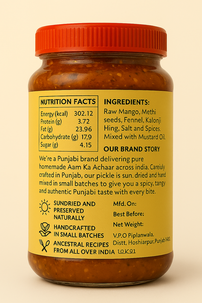 Mango Pickle | Fresh, Pure & Made in Punjab