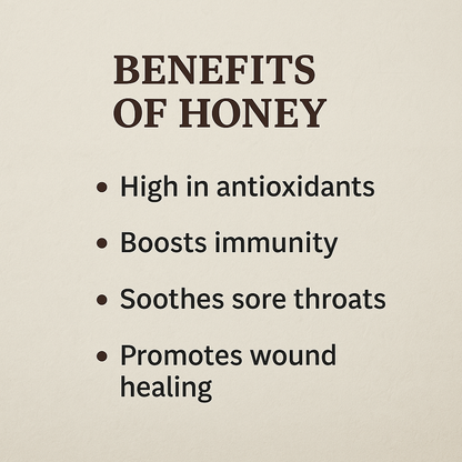 Pure Honey – 100% Pure, No Added Sugar or Adulteration