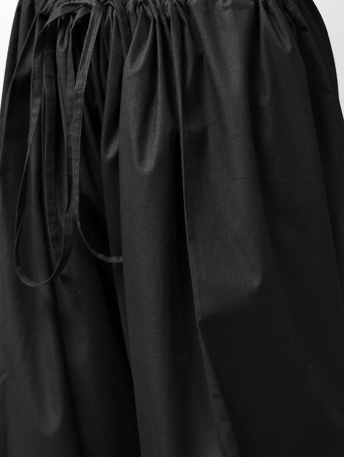 Black Punjabi Style Kurta with Pathani Salwar