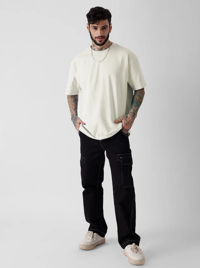 Oversized Cream White T-shirt
