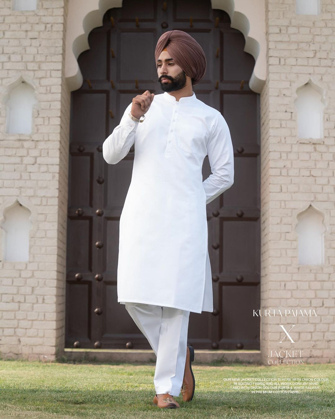 Style Punjabi Kurta Pajama With Basket Wear White Kurta Pajama