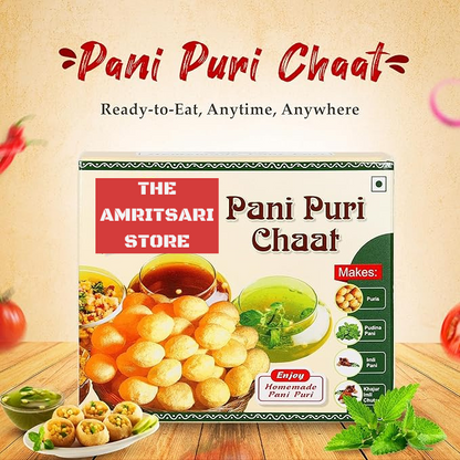 Punjabi Golgappe with 2 Flavors – Pudhina Pani & Khatha Meetha Imli Pani