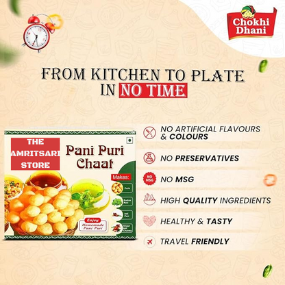 Punjabi Golgappe with 2 Flavors – Pudhina Pani & Khatha Meetha Imli Pani
