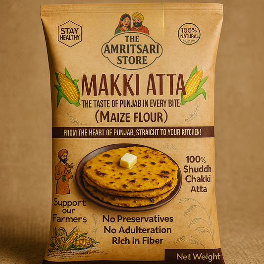 Punjabi Makki Da Aata - 100% Pure Maize Flour
