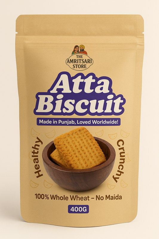 Punjabi Aata Cookies | Crunchy, Nutritious & Homemade