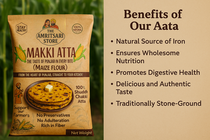 Punjabi Makki Da Aata - 100% Pure Maize Flour