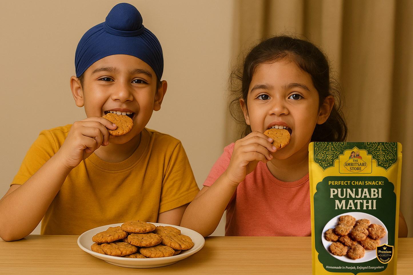 Punjabi Mathi – Traditional Homemade Punjabi Snack | Crispy, Flaky & Made in Punjab