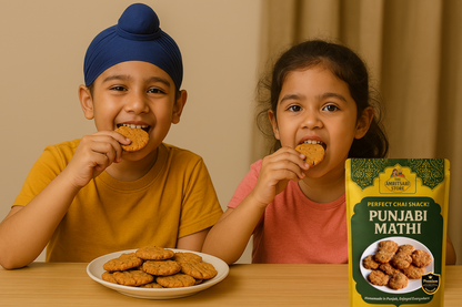 Punjabi Mathi – Traditional Homemade Punjabi Snack | Crispy, Flaky & Made in Punjab