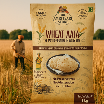 Punjabi Kanak Aata - 100% Pure Wheat Flour