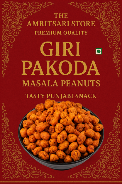 Giri Pakoda | Spicy Crunchy & Roasted Peanuts | Punjabi Snack